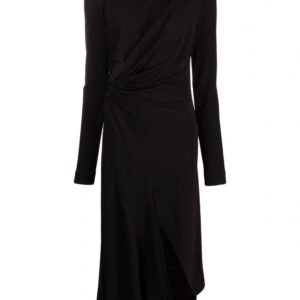 Off-White  cut-out flared midi dress