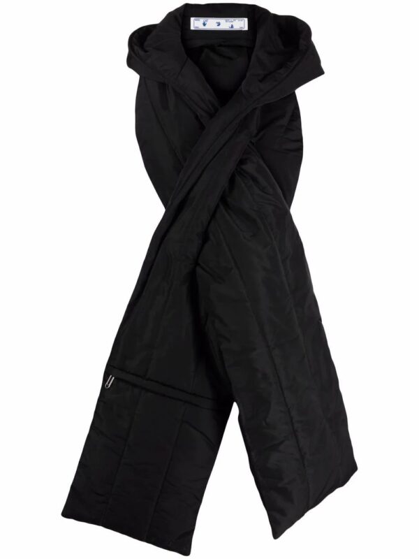 Off-White  padded-effect scarf