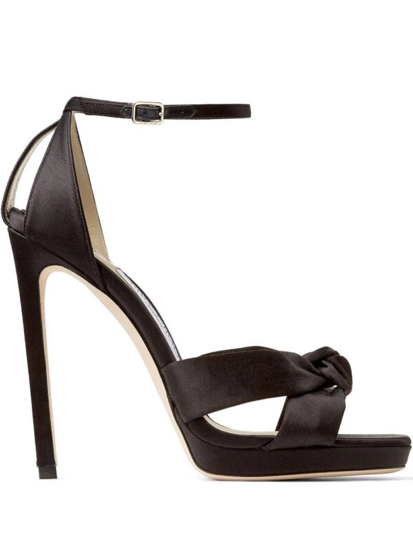 Jimmy Choo  Rosie 120mm knot-detail sandals