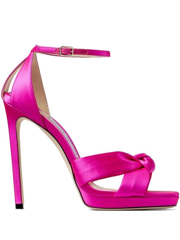 Jimmy choo  Rosie 120mm satin-finish sandals