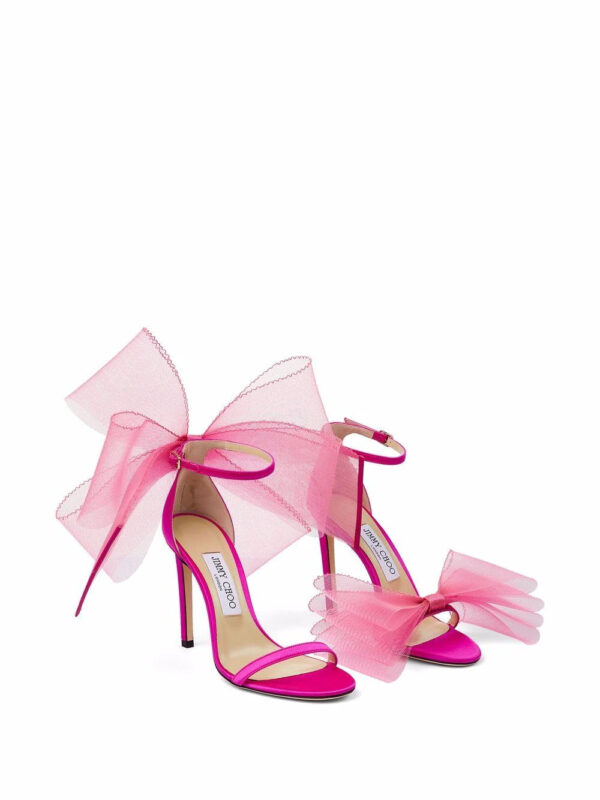 Jimmy Choo  100mm Aveline asymmetric sandals - Image 2