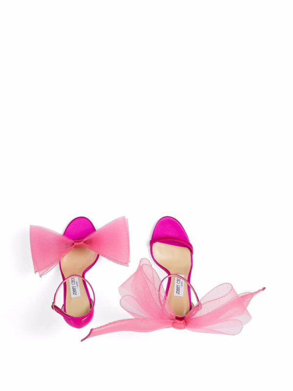 Jimmy Choo  100mm Aveline asymmetric sandals - Image 4