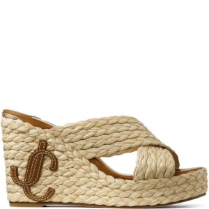 Jimmy choo  Dovina 100mm wedge sandals