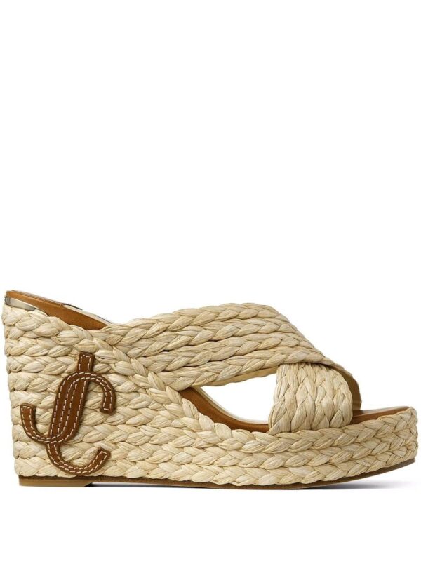 Jimmy choo  Dovina 100mm wedge sandals