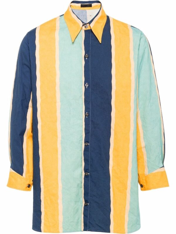 Prada  stripe-print shirt