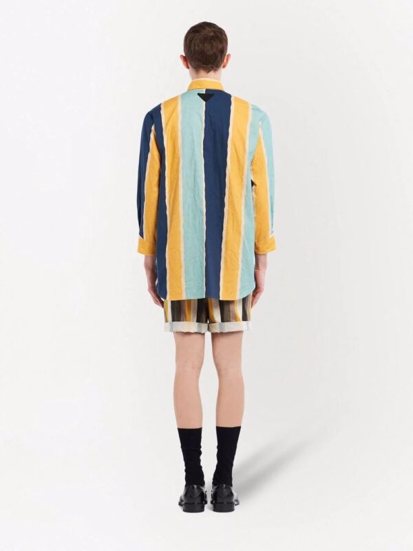 Prada  stripe-print shirt - Image 4