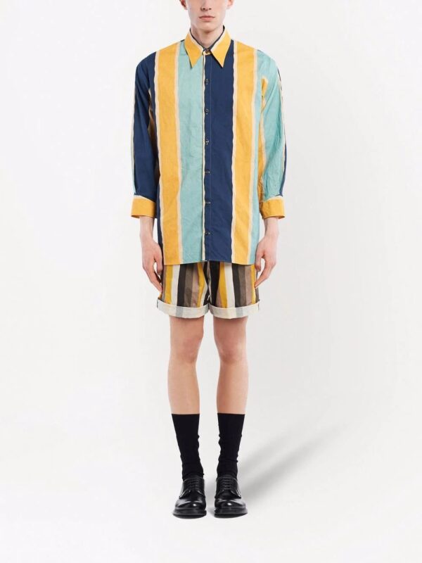 Prada  stripe-print shirt - Image 2