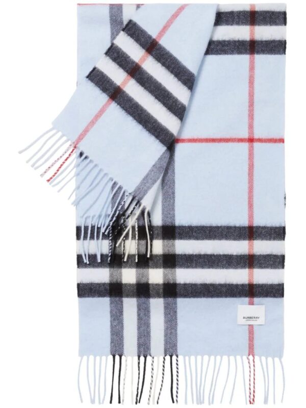 Burberry  The Classic check-pattern scarf