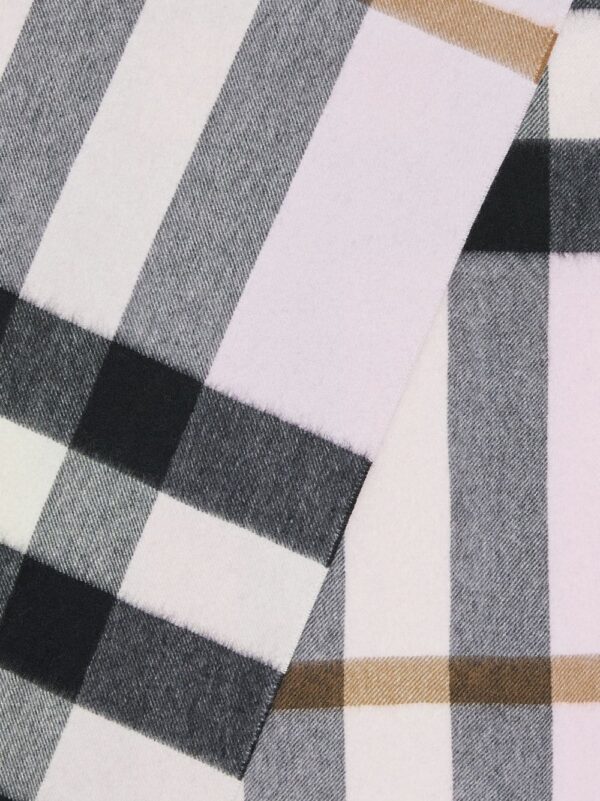 Burberry  check cashmere scarf - Image 4