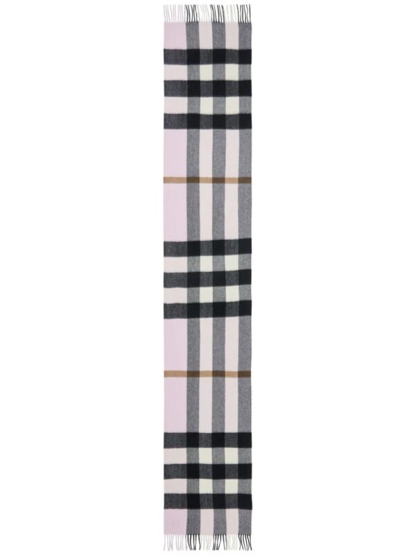Burberry  check cashmere scarf