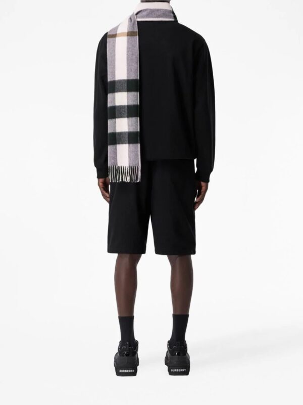 Burberry  check cashmere scarf - Image 3