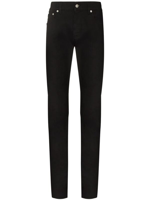 Alexander McQueen  embroidered logo jeans