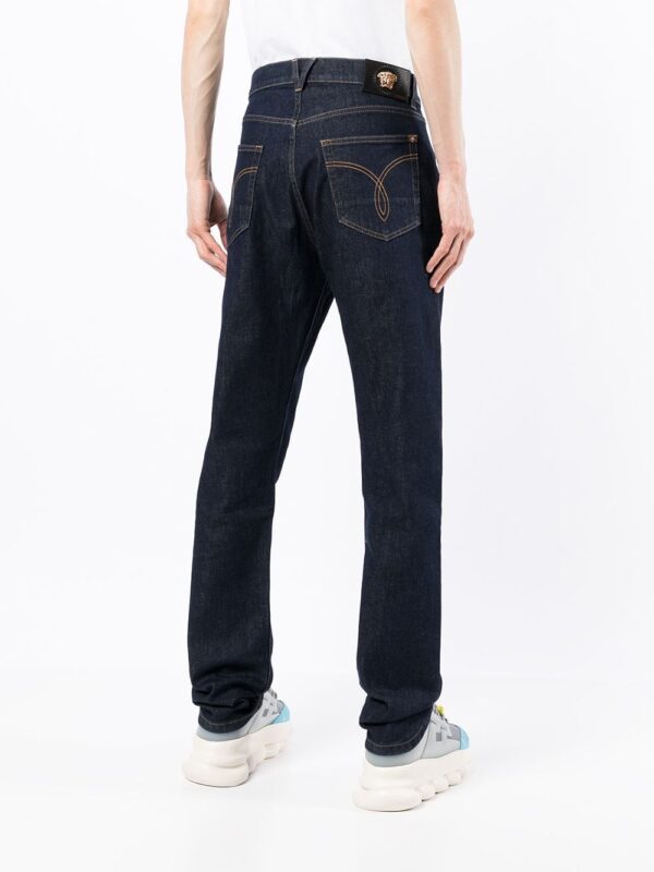 Versace  high-rise straight-leg jeans - Image 4