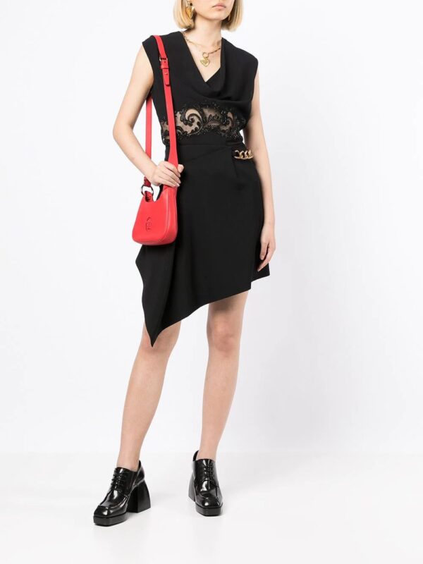 Versace  lace-panelled sleeveless top - Image 2