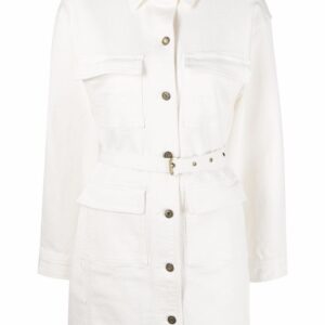 Michael Michael Kors belted-waist denim dress