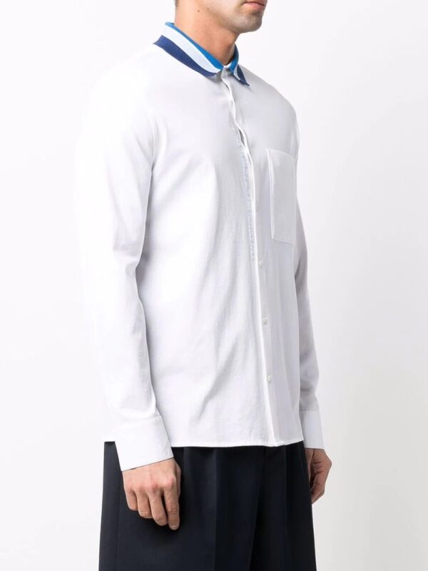 Karl Lagerfeld  stripe-knit jersey shirt - Image 3