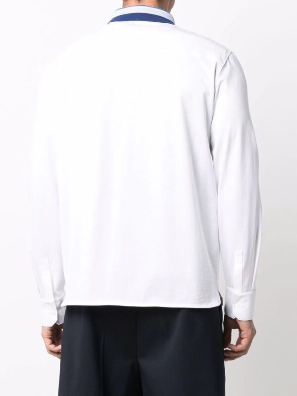 Karl Lagerfeld  stripe-knit jersey shirt - Image 4