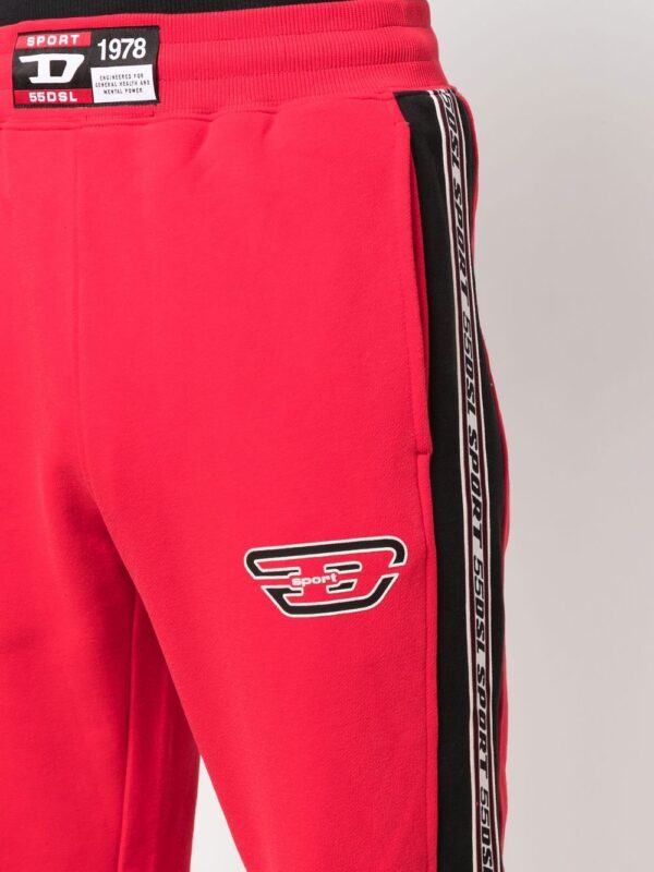 Diesel  logo-patch performance track pants - Image 4