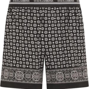 Dolce & Gabbana  logo-waistband patterned boxer shorts