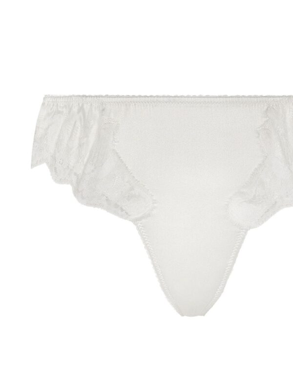 Dolce & Gabbana  lace-detail satin thong - Image 4