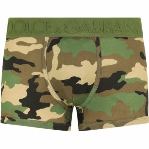 Dolce & Gabbana  camouflage logo-waistband boxers
