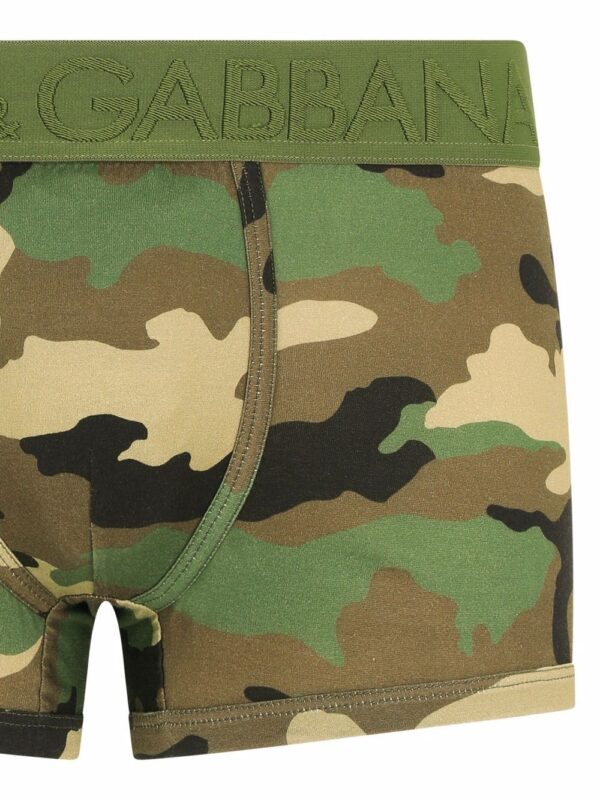 Dolce & Gabbana  camouflage logo-waistband boxers - Image 4