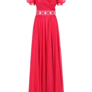 Dolce & Gabbana  gathered-detail short-sleeve dress