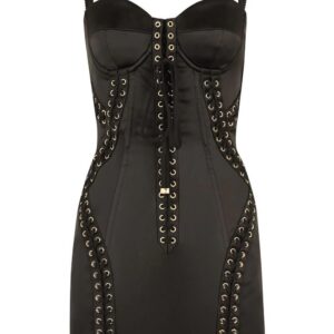 Dolce & Gabbana  lace-up mini dress