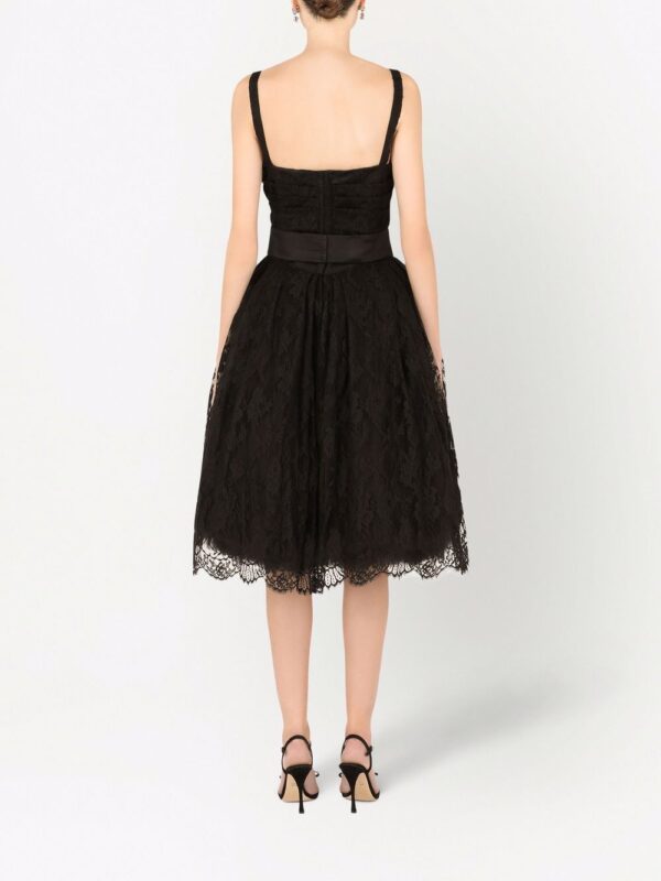 Dolce & Gabbana sweetheart-neck chantilly-lace minidress - Image 5