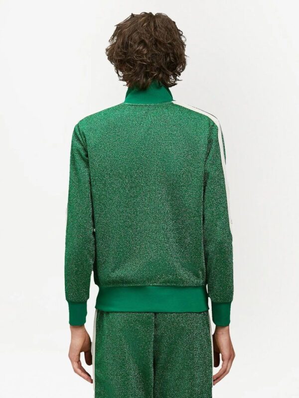 Palm Angels  glitter lurex track jacket - Image 4