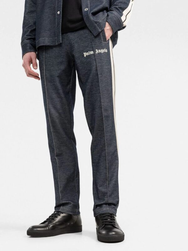 Palm Angels  denim-effect track pants - Image 3