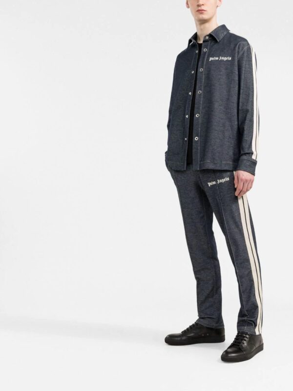 Palm Angels  denim-effect track pants - Image 2