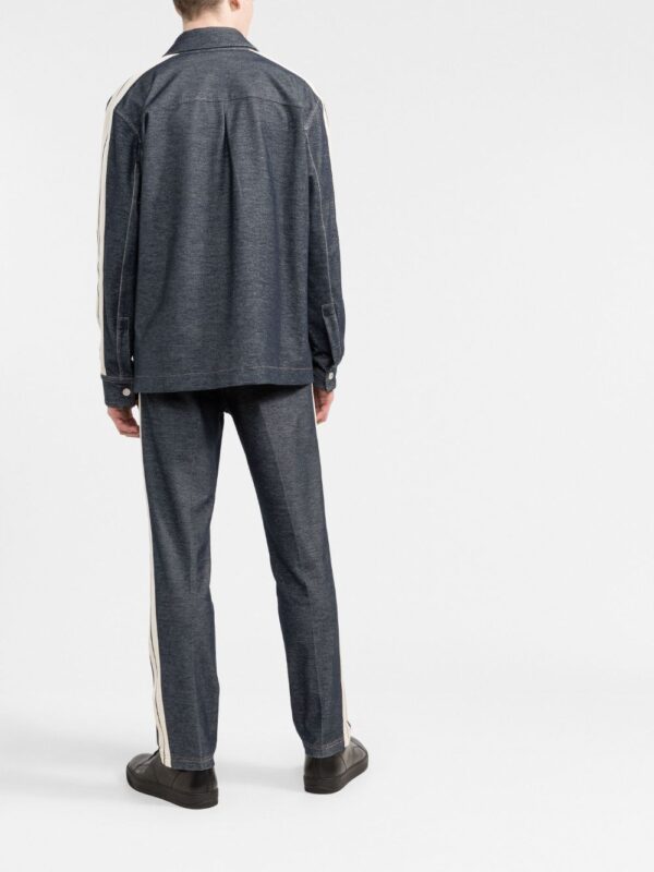 Palm Angels  denim-effect track pants - Image 4