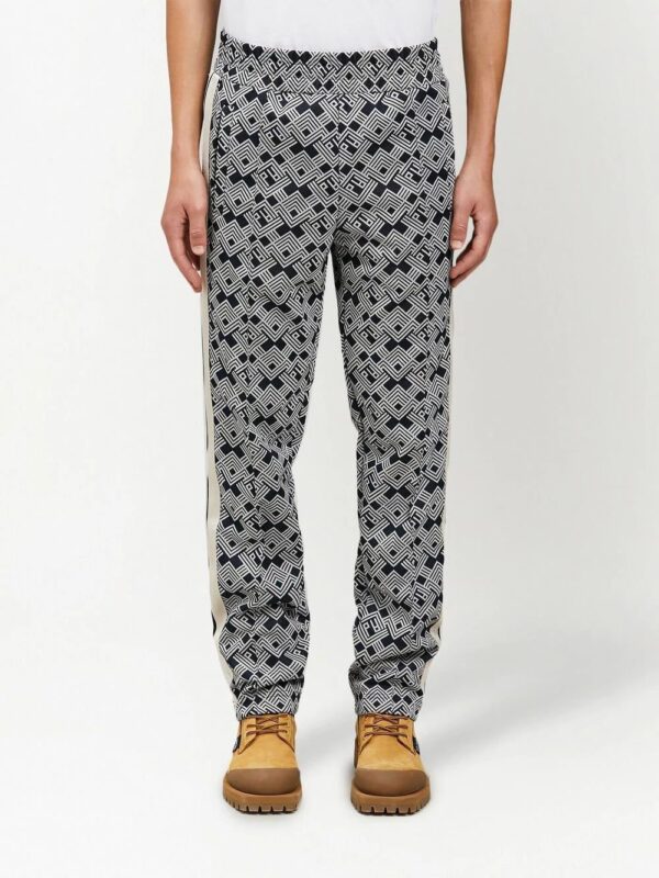 Palm Angels  patterned jacquard track pants - Image 3