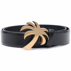 Louis Vuitton  palm tree buckle leather belt