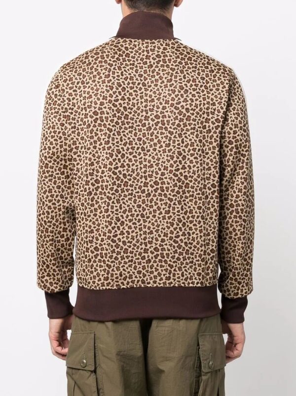 Palm Angels  leopard jacquard zipped jacket - Image 4