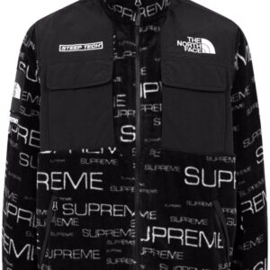 Supreme  x The North Face steep tech fleece jacket.