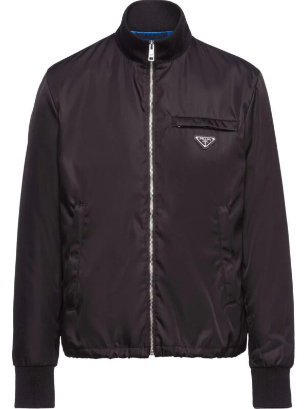 Prada  Re-Nylon logo-plaque jacket