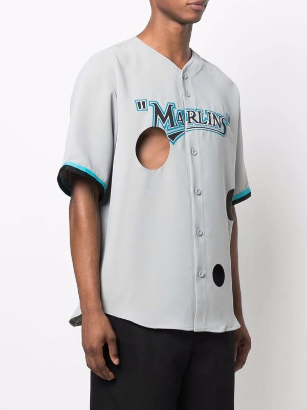 Off-White  Miami Marlins cut-out shirt - Image 4