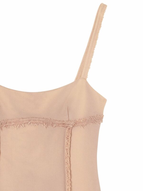 Off-White seam-detail fitted mini dress - Image 5