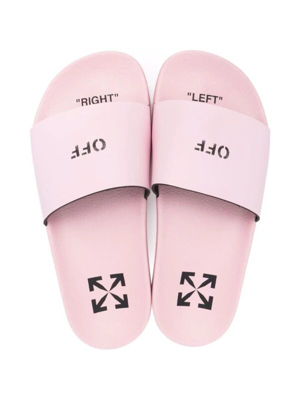 Off-White  logo-print pool slides - Image 4