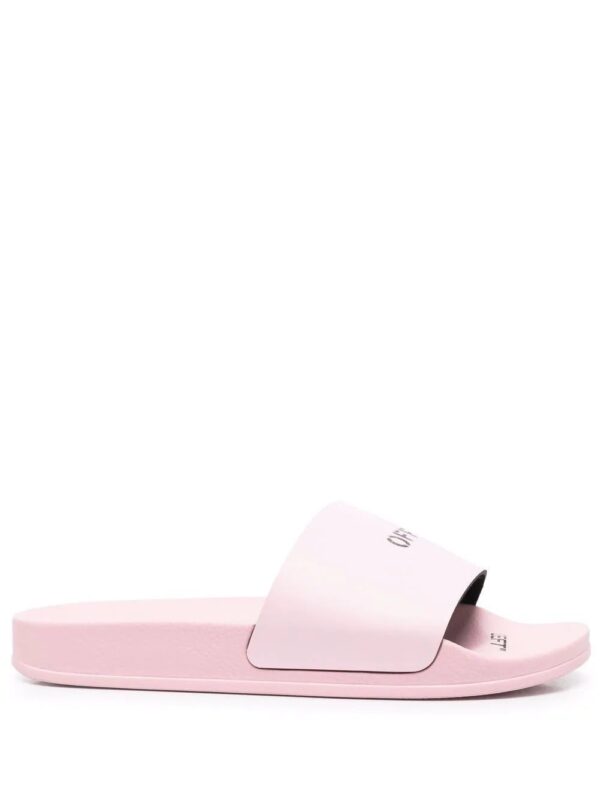 Off-White  logo-print pool slides