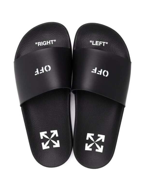 Off-White  logo-print pool slides - Image 4