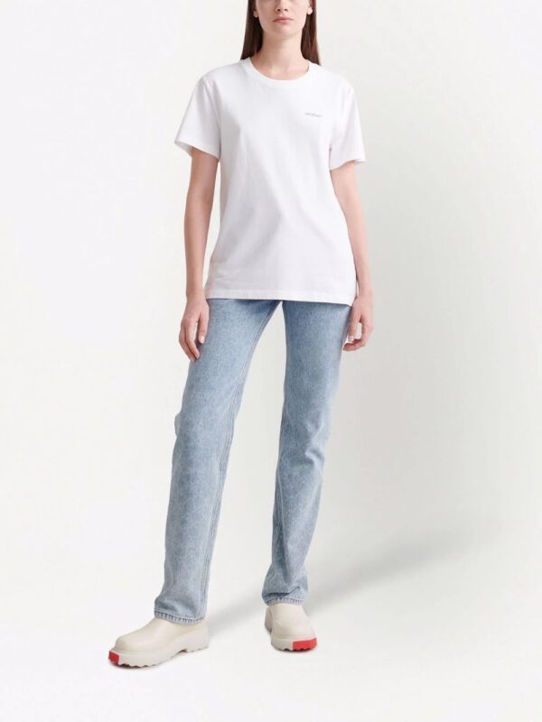 Off-White  Floral-Arrows cotton T-shirt - Image 3