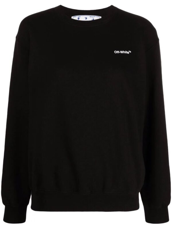 Off-White  Diag-stripe print sweatshirt