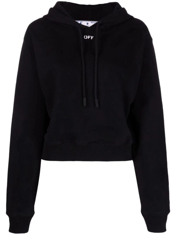 Off-White  Off-stamp cropped hoodie