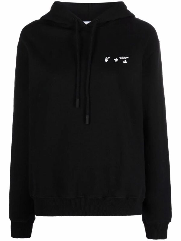 Off-White  Swimming Man-logo hoodie