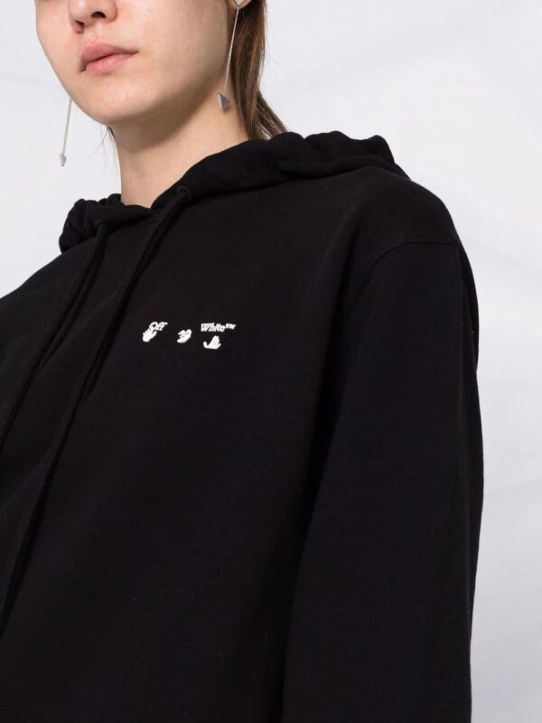 Off-White  Swimming Man-logo hoodie - Image 3