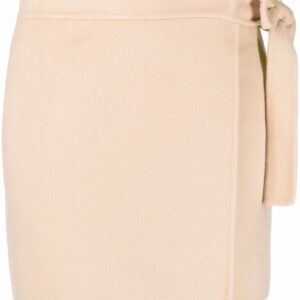 Off-White  side tie fastening miniskirt