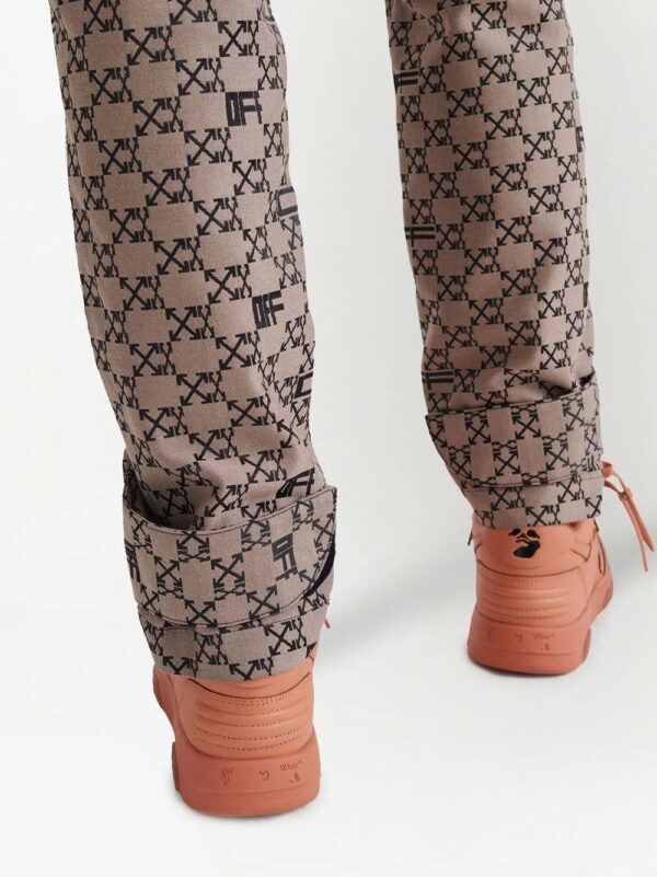 Off-White  monogram tapered-leg trousers - Image 4